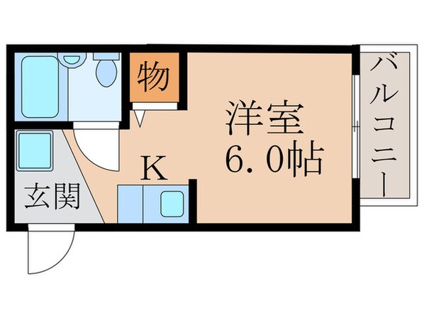 バンベール伏見の物件間取画像